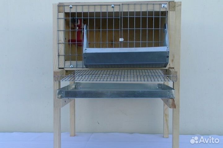 Перепелиная клетка, деревянная мини 