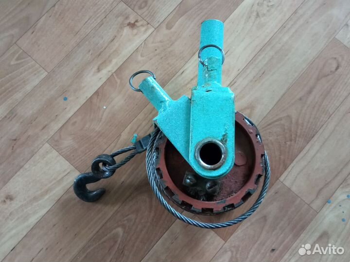 Таль лебёдка тросовая ручная СССР