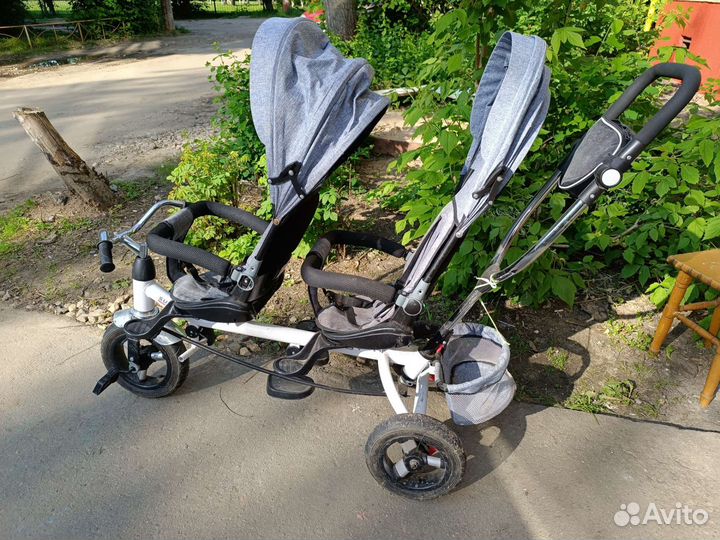 Детский велосипед для двойни