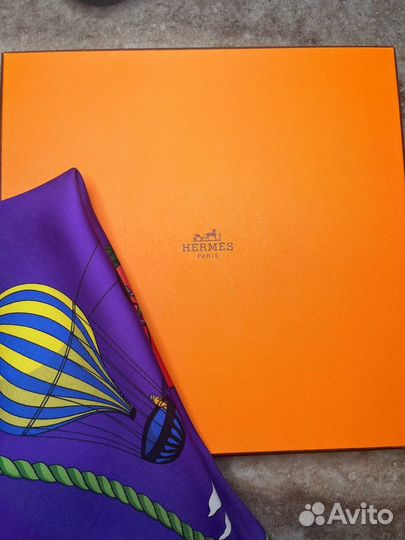 Шелковый платок hermes оригинал