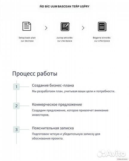 Бизнес план для соцконтракта