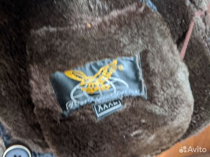 Кожаная дубленка мужская р.54