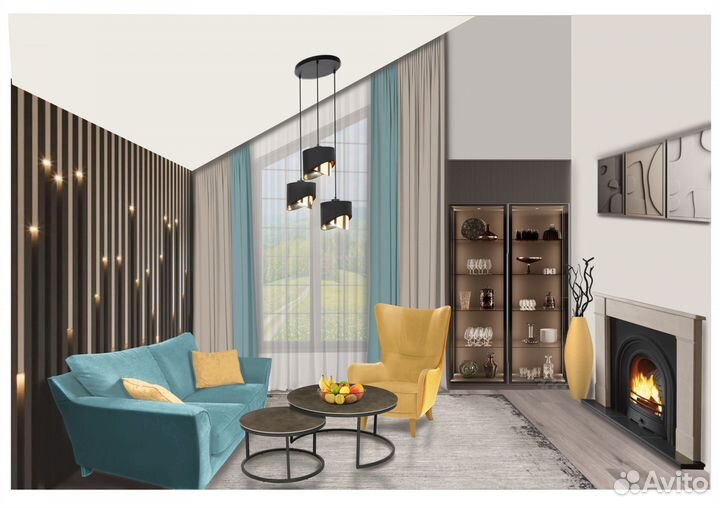 Визуализация штор