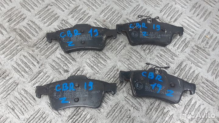 Тормозные колодки Ford Focus 2 рест. 2009