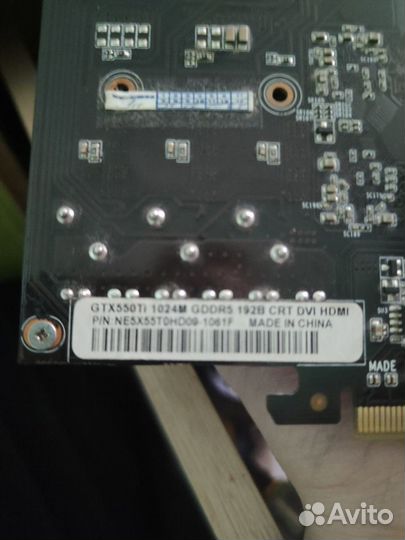 Palit gtx 550 ti