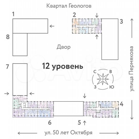 4-к. квартира, 104,7 м², 12/25 эт.
