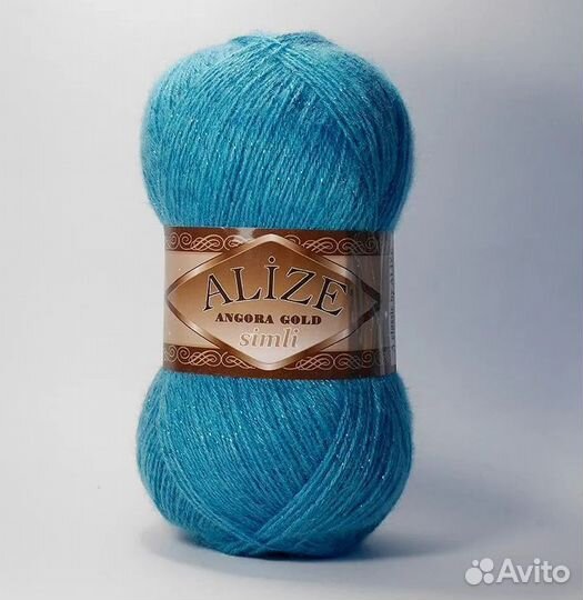 Пряжа angora gold simli