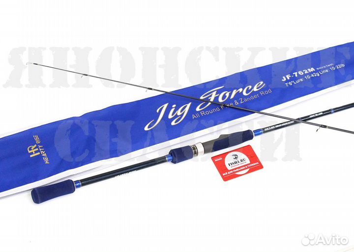 Спиннинг Hearty Rise Jig Force JF-762M 2.3м 10-42