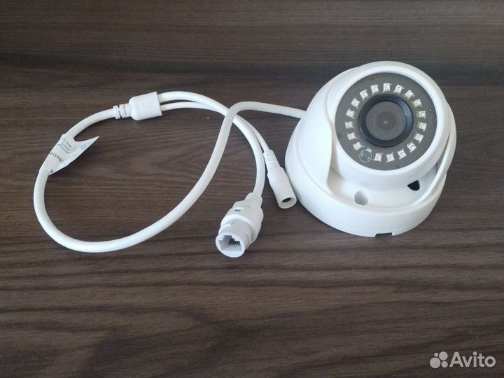 IP камера видеонаблюдения купольная