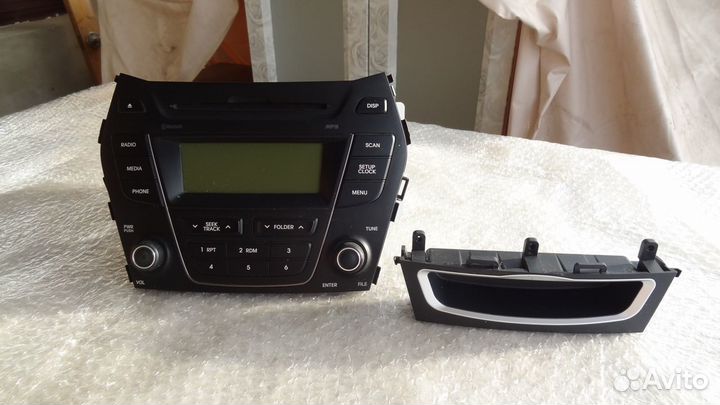 Магнитола штатная Hyundai santa fe 3