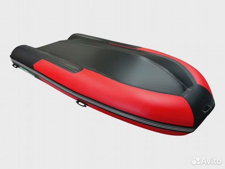 Лодка пвх Нднд Gladiator B370 красно черная