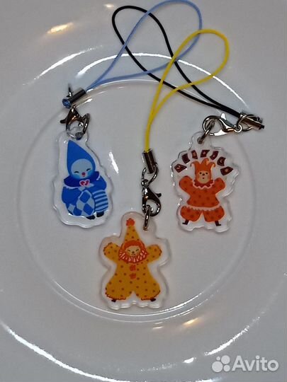 Брелоки-клоуны (Рыбка Анья на утёсе)