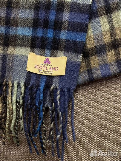 Шарф house OF scotland 100% шерсть made in England