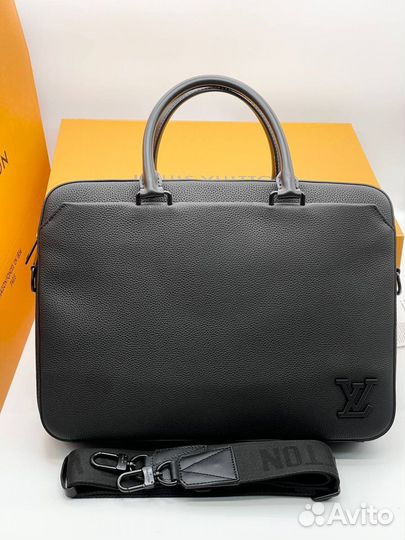 Мужская деловая сумка кожаная Louis Vuitton