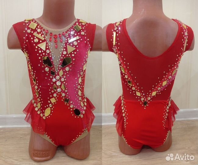 Купальник для художественной гимнастики 110-128см