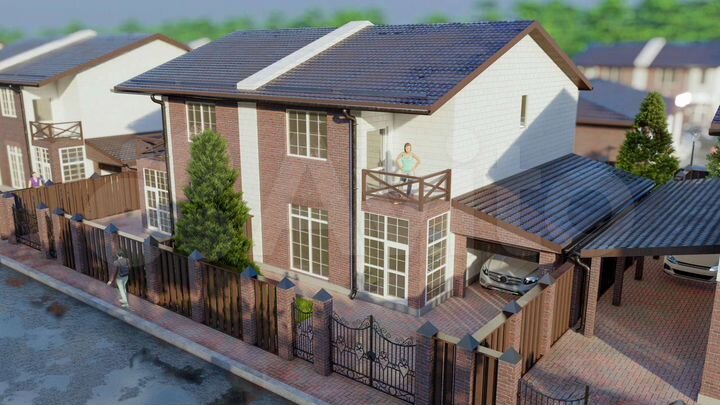 Таунхаус 150 м² на участке 1,5 сот.