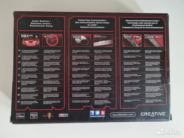 Звуковая карта Creative sound Blaster Z