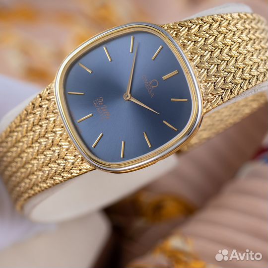 Оригинал Omega DeVille Кварц Серебро