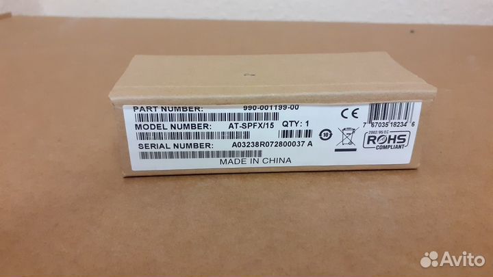 Allied Telesis Модуль SFP AT-spfx/15, 1310 нм