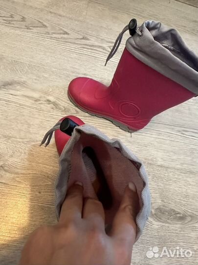 Детские резиновые сапоги