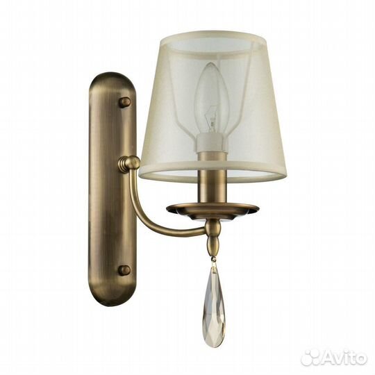 Бра в спальню арт-деко 1 лампа Е14 с пультом