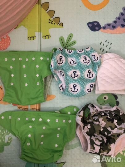 Многоразовые подгузники + вкладыши