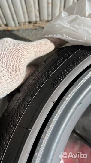 Диски Advan для Porsche с резиной Michelin Cup2