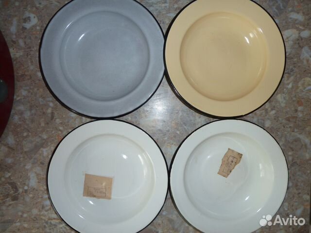 Тарелки эмалированные новые СССР
