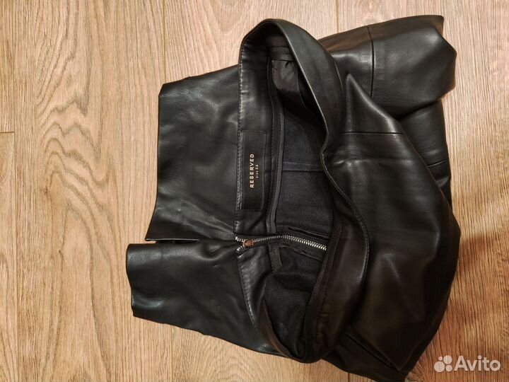 Кожаная юбка