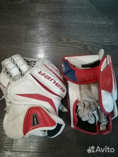 Блин и ловушка вратаря Bauer (левша)