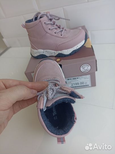 Ботинки для девочки tombi 23