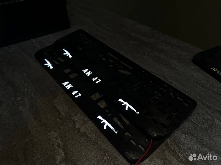 Номерная led рамка с вашим дизайном