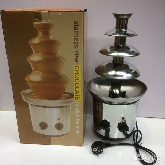 Шоколадный фонтан Chocolate Fondue Fountain 46см