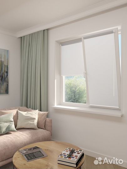 Рулонные шторы Бирюзовые RAL3595