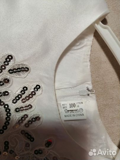 Платье для девочки с монто