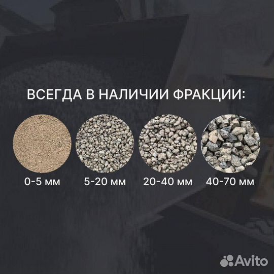 Щебень Отсев / Фракция 0 - 10 / От 20 тонн