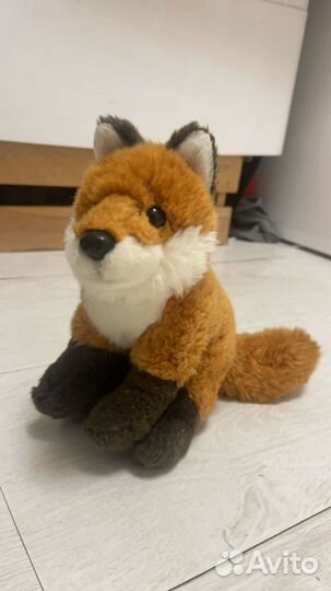 Рыжая лисичка игрушка