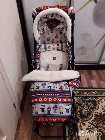 Санки коляска ника