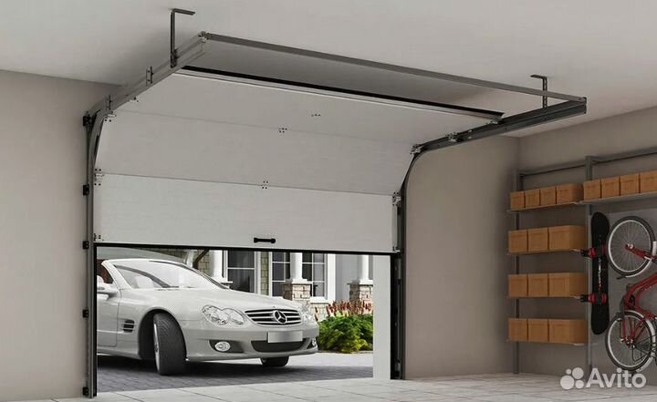 Гаражные секционные ворота сборка за 24-72 ч