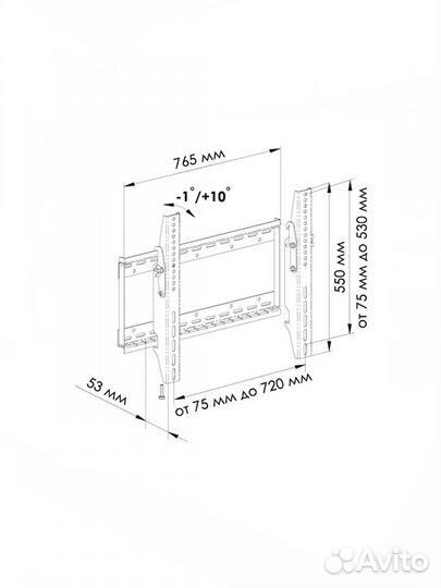 Кронштейн для телевизора Trone LPS 32-50