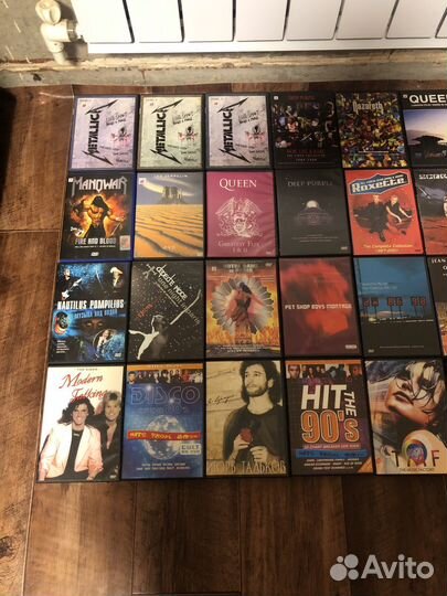 DVD диски рок диско музыка концерты клипы 28 штук