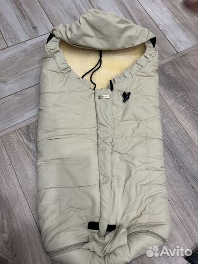 Конверт меховой зимний на овчине