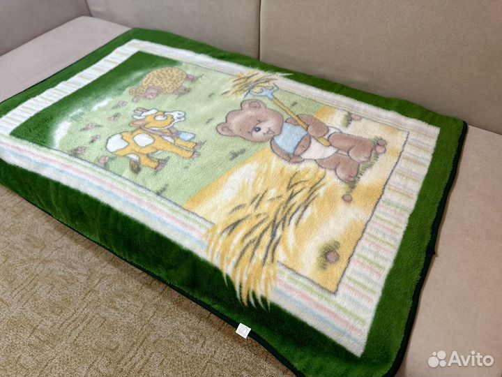 Плед детский покрывало 110 на 140