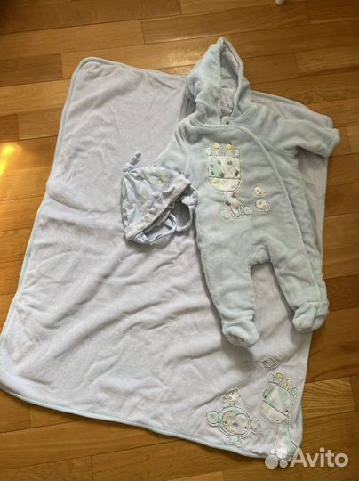 Комбинезон Mothercare+плед