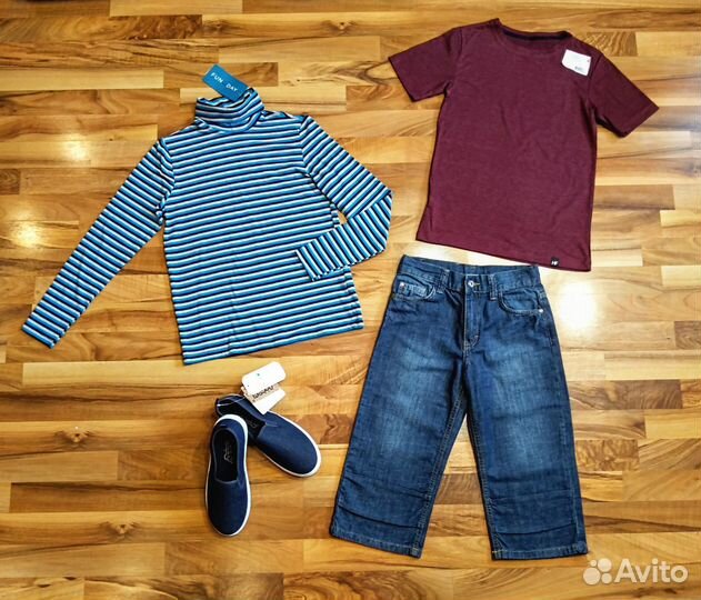 Пакет новых вещей на мальчика р140-146 см