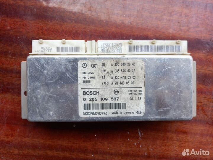 Блок управления антизаносом Mercedes