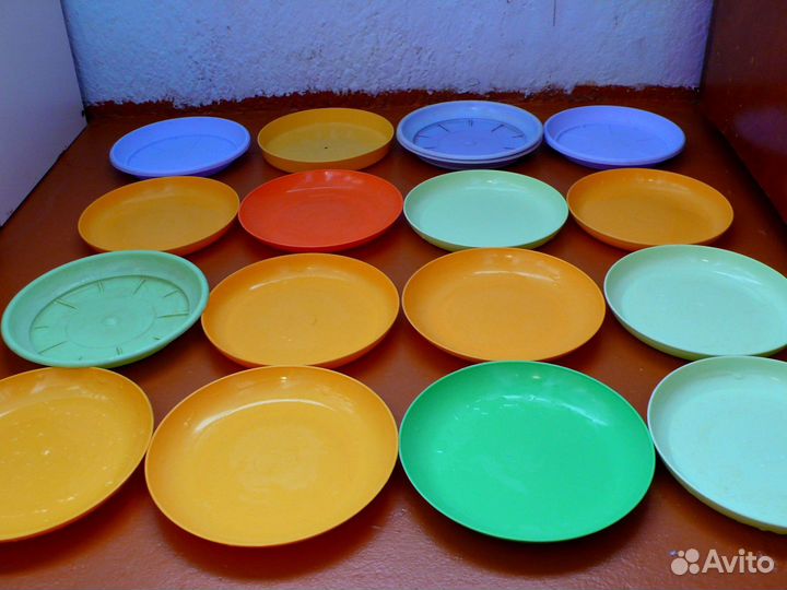 Горшки для цветов и поддоны 10-100p