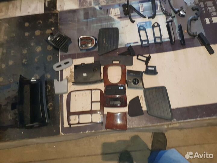 Вставки дерева на мерседес 220