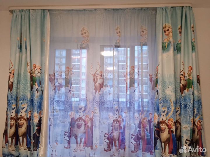 Комплект шторы и тюль