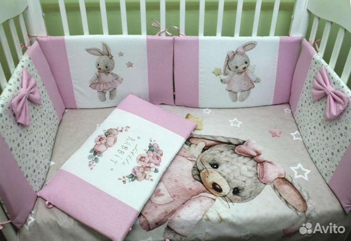 Бортики для детской кроватки